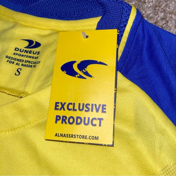 Duneus Al Nassr Cristiano Ronaldo Men’s Home Soccer Jersey 22/23🆕 - Picture 9 of 12